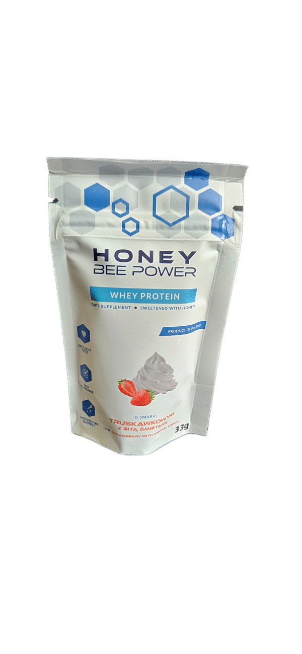 Odżywka Białkowa Whey Protein Truskawka z bitą śmietaną 33g